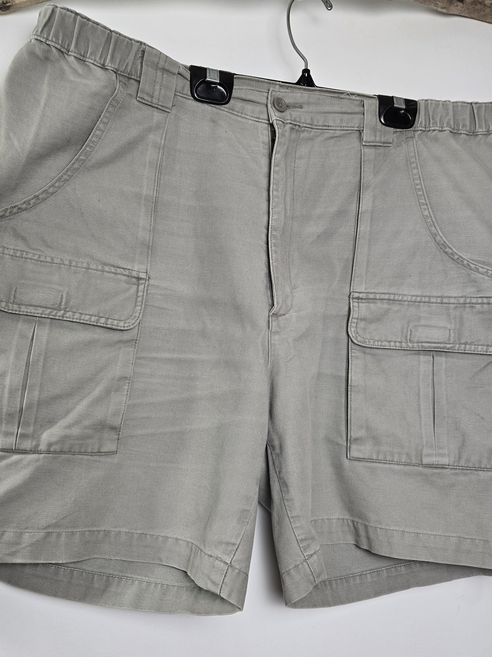 Everyday Cargo Shorts — Light Gray
